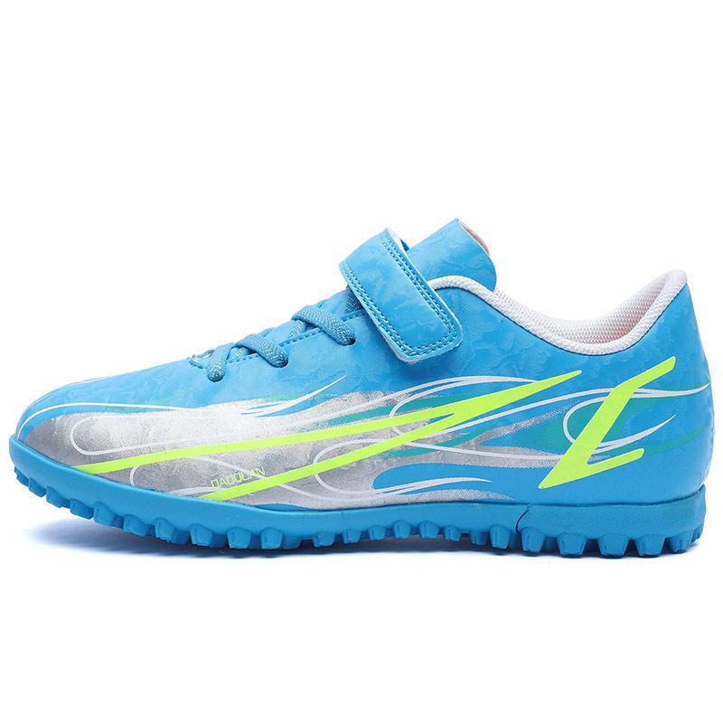 2025 New Youth and Children's Competition Sports Training Competition Shoes Velcro Broken Nails Football Shoes Wholesale in Stock