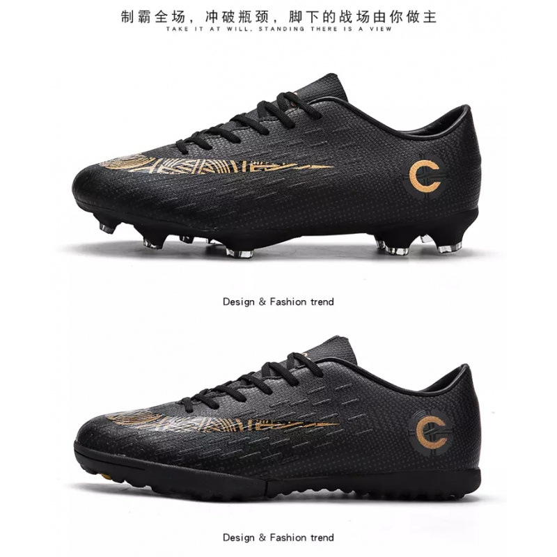 Cross border 2025 new football shoes, men's and teenagers' nail breaking training shoes, competition football shoes, student football sports shoes