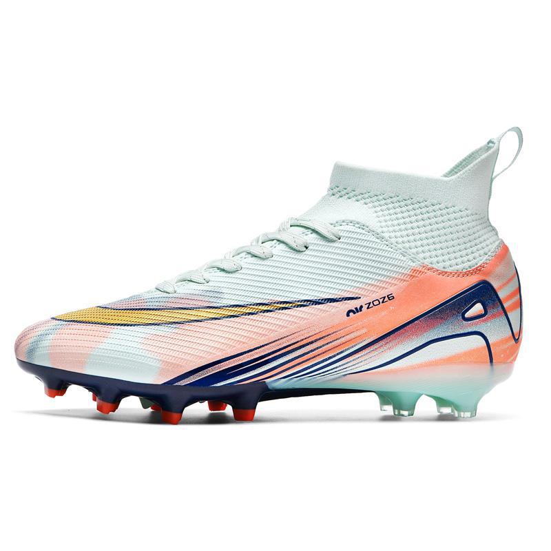 2025 New High Gang Long Nail Broken Nail Outdoor Grass Training Competition Children and Youth Football Shoes Wholesale