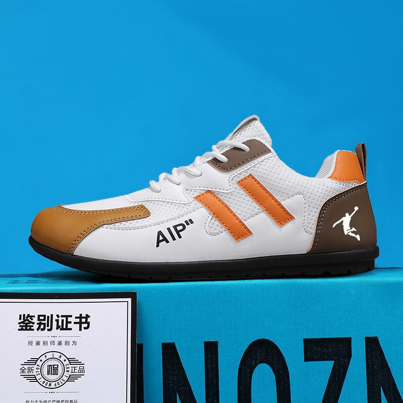 2025 Summer New Casual Bean Shoes Men's Shoes Driving Shoes Lace up Board Shoes Men's Running Versatile Student Trendy Shoes