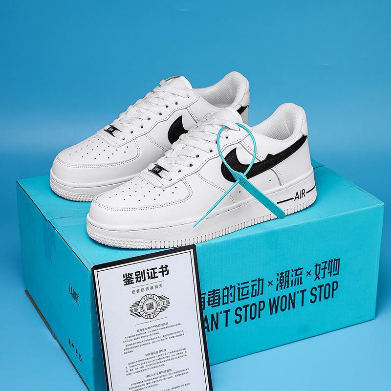 2025aj Men's Shoes Putian Flagship Official Website Black and White Panda Shoes Fashion Low Top Air Force No.1 Board Shoes Women's Shoes