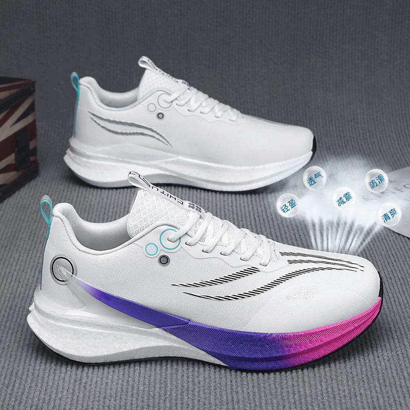 Youth couple breathable and anti slip 2025 new lightweight long-distance running professional running training running shoes wholesale