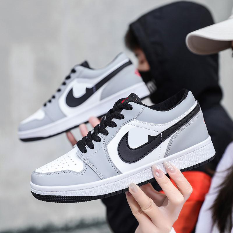 New cross-border AJ men's shoes versatile, trendy, breathable, low top board shoes, Putian couple women's shoes, casual sports white shoes