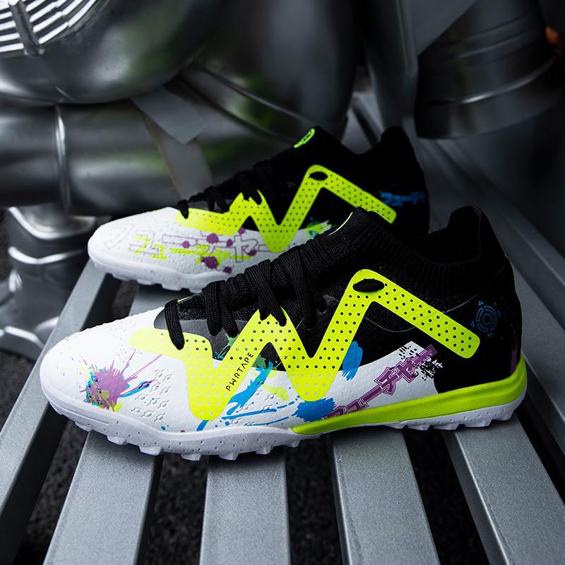 2025 New Cross border Youth Football Shoes Breathable Men's and Women's Long Nails Broken Nails Training Men's and Women's Sneakers Wholesale in Stock