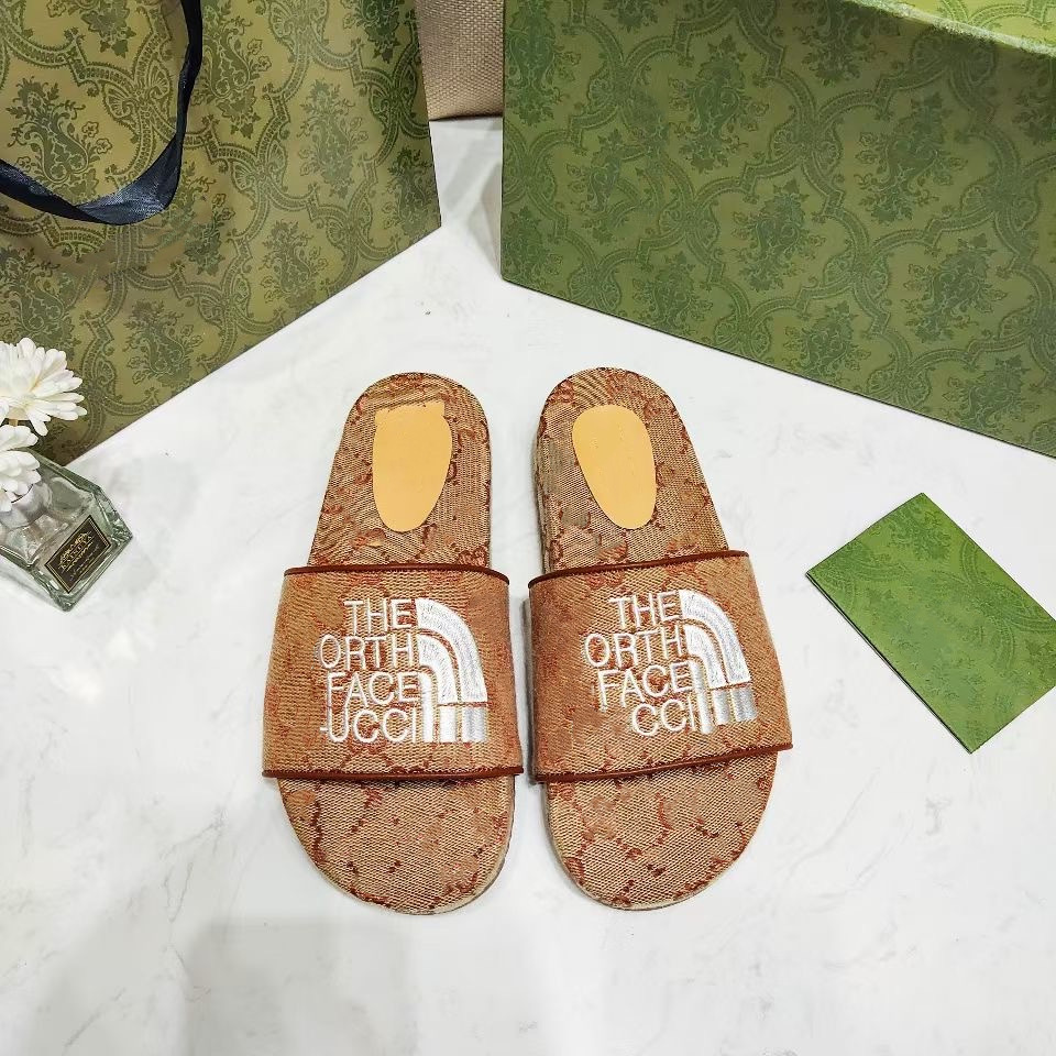 G Home Thick soled Embroidered Slippers 2022 New Type One Word Outer Flat Flat Sponge Cake Shoes for Casual Height Increase Couple Letter Shoes G Home Thick soled Embroidered Slippers 2022 New Type One Word Outer Flat Flat Sponge Cake Shoes for Casual Height Increase Couple Letter Shoes