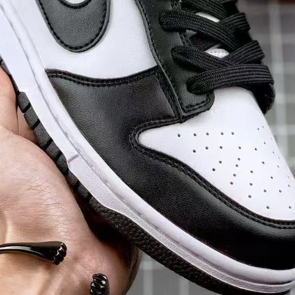 Putian Foreign Trade Dunk SB Black and White Tide Brand Panda North Card Blue Low cut Navy Blue Men's and Women's Casual Shoes Cross border