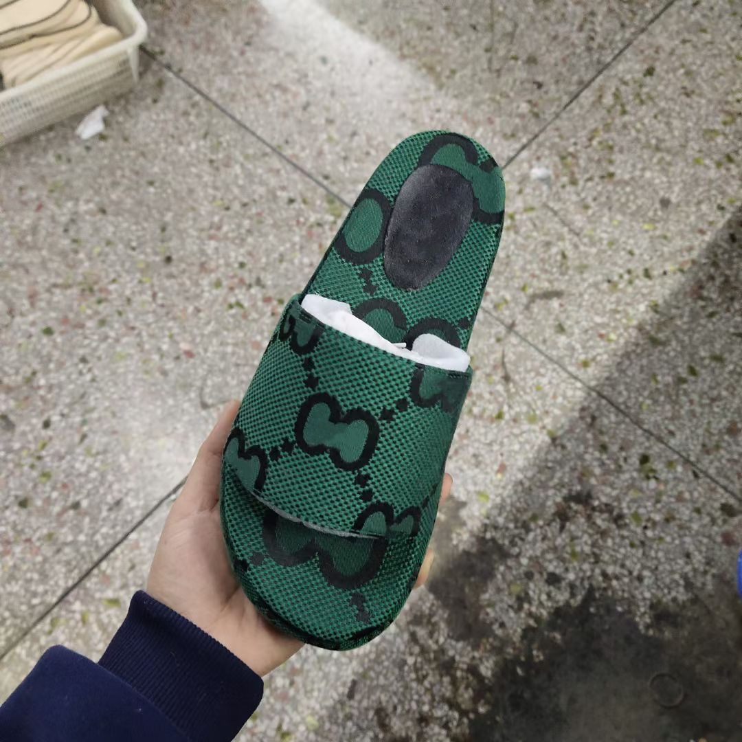 G Home Thick soled Embroidered Slippers 2022 New Type One Word Outer Flat Flat Sponge Cake Shoes for Casual Height Increase Couple Letter Shoes G Home Thick soled Embroidered Slippers 2022 New Type One Word Outer Flat Flat Sponge Cake Shoes for Casual Height Increase Couple Letter Shoes