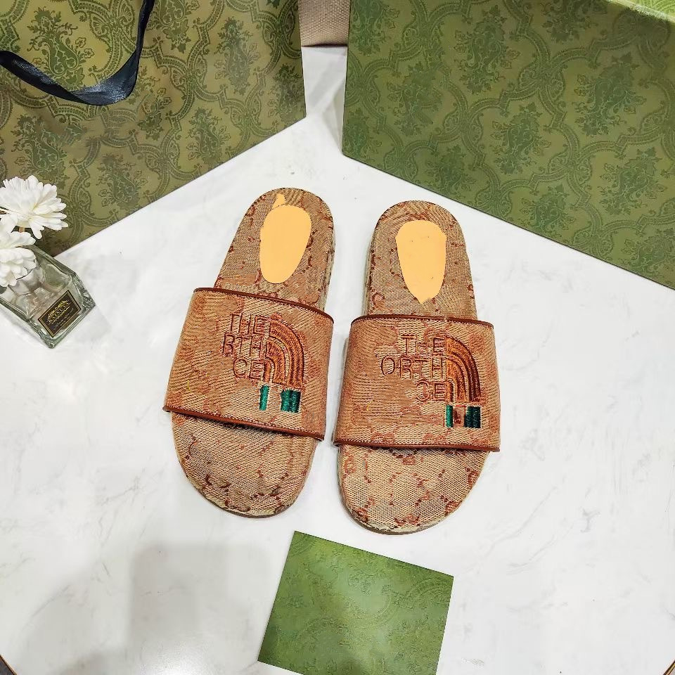 G Home Thick soled Embroidered Slippers 2022 New Type One Word Outer Flat Flat Sponge Cake Shoes for Casual Height Increase Couple Letter Shoes G Home Thick soled Embroidered Slippers 2022 New Type One Word Outer Flat Flat Sponge Cake Shoes for Casual Height Increase Couple Letter Shoes
